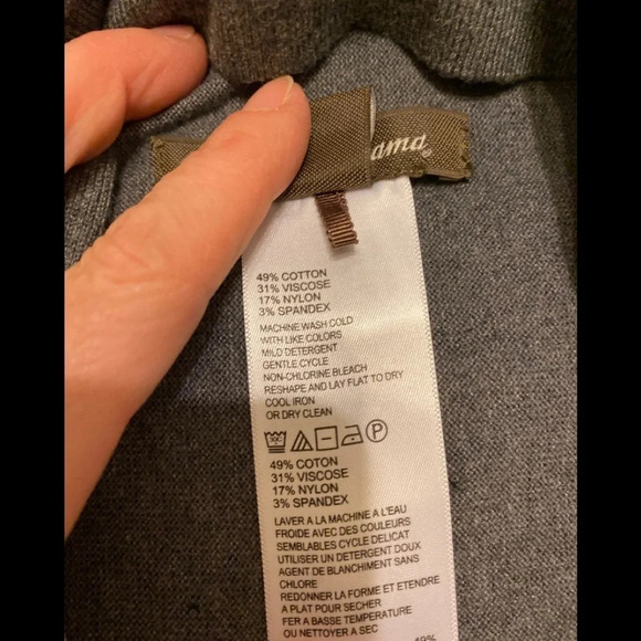 Tommy Bahama Gray Open Front Cardigan Sz M - Picture 3 of 4